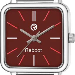 REBOOT Men Dial & Stainless Steel Analogue Watch SH_154MaroonDesignerSquareWomen-picture-21