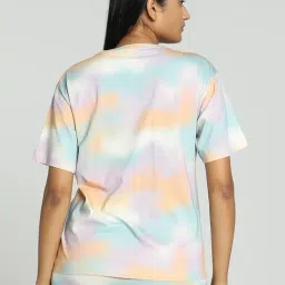 Puma Multicolored Cotton Printed Sports T-Shirt image 2