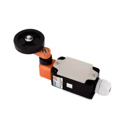 Avon Narrow Oil Tight Limit Switch with Crank Rubber Roller Lever Normal Action 76 mm Length & 40 mm Dia 1 NO + 1 NC, B-404/30/38/76-RRL(40/50) image 2