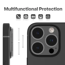 Gripp 3In1 Focal Camera Lens Protector for Iphone 16 Pro & Iphone 16 Pro Max (2024) - Transparent image 4