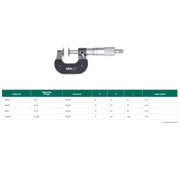 KENCY MC50 25-50 mm Range Disc Micrometer image 2