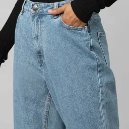 Only Blue Straight Fit Jeans image 5
