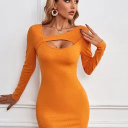 StyleCast Georgette Bodycon Dress image 5