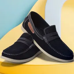 Woodland Men's Black Casual Loafers-image-37