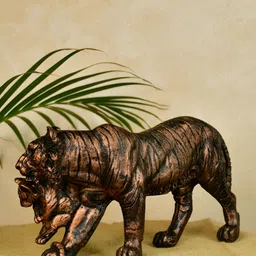 SOWPEACE Brown Tiger Figurine Showpiece-image-31