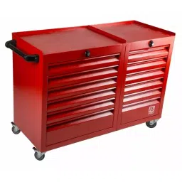 RS PRO 12 drawer Steel WheeledTool Chest, 870mm x 1085mm x 450mm Model No 7531582-image-14