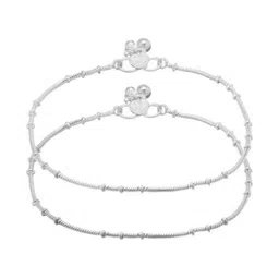 AamNa Enterprises Silver-Plated Anklet-picture-23
