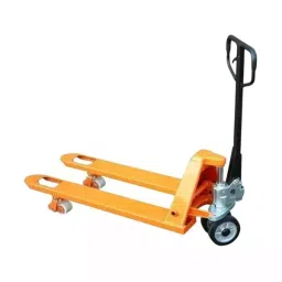 Hartley Hand Pallet Truck 3000 Kg Load Capacity Alloy Steel 4 Wheel Nylon Orange, ‎NS HPT-3T-picture-42