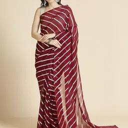 ASISA Leheriya Organza Saree-picture-16