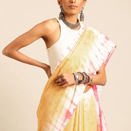 Taavi Tie & Dye Zari Woven Legacy Bhagalpuri Saree-picture-9