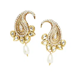 Anouk Paisley Shaped Drop Earrings image 2