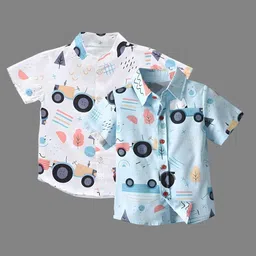 BAESD Boys Classic Opaque Printed Formal Shirt-image-96