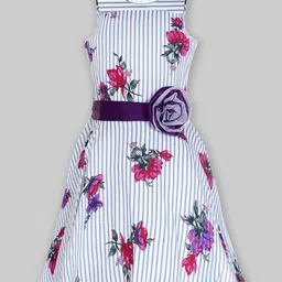 Naughty Ninos Floral Print Crepe Fit & Flare Dress-image-20