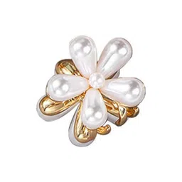SH FSN Women Set of 4 Pearls Claw Clip image 5