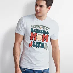 Seekbuylove Men Typography Printed Bio Finish T-shirt image 3