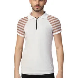 Blisstone Men Colourblocked Polo Collar T-shirt-picture-11