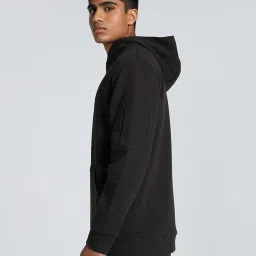 Puma Black Relaxed Fit Hooded Sweatshirt image 3