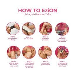 SOEZI Toezi Reusable Press On Nails Ready To Wear Kit - Chamakta Aaina image 3