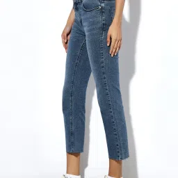 Only Blue Flared Fit High Rise Jeans image 3