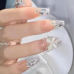 StyleCast x Revolte Set Of 10 Artificial Reusable Nail Extension- Pink image 3