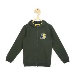 Allen Solly Junior Green Cotton Hoodie-picture-26