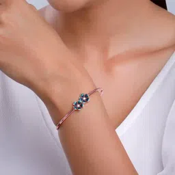 GIVA 925 Sterling Silver Rose Gold Bracelet for Women image 5