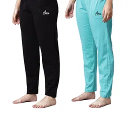 Pack of 2 Women Cotton Relax Fit Pyjama-image-82