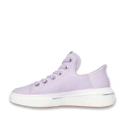 Skechers Women's SNOOP ONE-OG LEATHER Lavender SLIP INS Casual Sneakers image 3