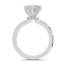 Sparkles Lab Grown Diamond 14k (585) White Gold Ring for Women image 3