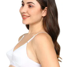 BLOSSOM White Full Coverage Everyday Bra image 3