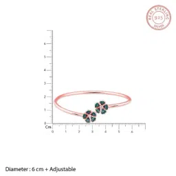 GIVA 925 Sterling Silver Rose Gold Bracelet for Women image 4