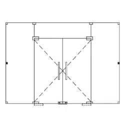 aido xl-c Dorma XL - C 4006A Polished Chrome Finish Central Connector Glass Door Accessory image 3