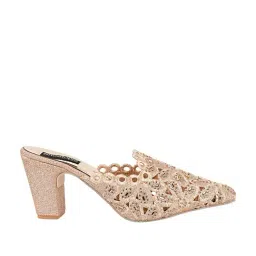 Shoetopia Kids Pink Ethnic Sandals image 3