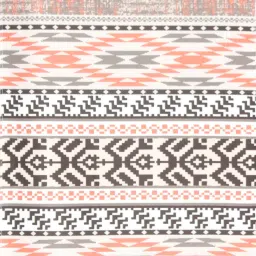 Romee Cream Polyester Geometric Runners image 3