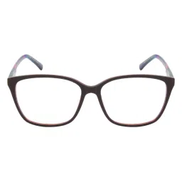Ted Smith Purple Square Eyewear Frames for Women image 3