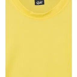 RISH Unisex Yellow Printed T-Shirt image 3