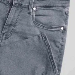 U.S. Polo Assn. Denim Co. Grey Cotton Slim Fit Jeans image 5