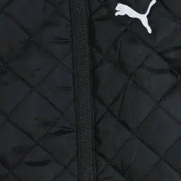 Puma Kids II B Black Logo Full Sleeves Jacket image 3