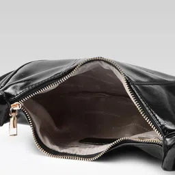 French Connection Textured Half Moon Hobo Bag image 2