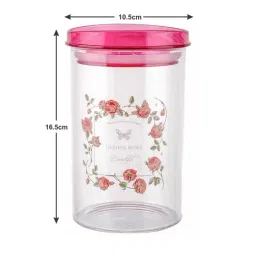 ROXX Transparent Glass Storage Jars (1000 ml) - Set of 3 image 4