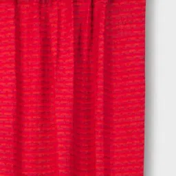 Fabindia Home Standalone Red Cotton 9Ft Curtain - Set of 1 image 3