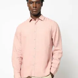 GAP Pink Slim Fit Solid Shirt-picture-33