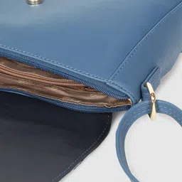 Baggit Blue Striped Sling Bag image 5