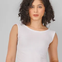 MIMID Women V-Neck Pockets Slim Fit T-shirt-image-15
