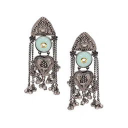 I Jewels Contemporary Drop Earrings image 2