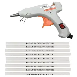 Fadman 20 W Standard Temperature Hot Melt Mini Glue Gun with 9 Stick White 7 mm Stick Dia., SH_whimini20wtt9s-picture-30
