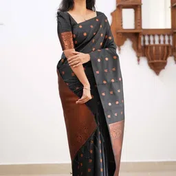 MORDEN MUSE Silk Blend Kanjeevaram Saree image 3