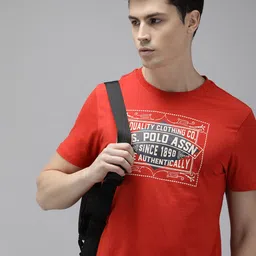 U.S. Polo Assn. Denim Co. Graphic Printed Pure Cotton Slim Fit T-shirt-picture-10