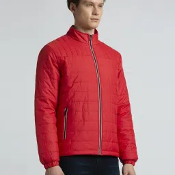 Pepe Jeans Red Regular Fit Quilted Jacket image 3