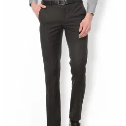 Van Heusen Grey Slim Fit Printed Trousers-picture-32